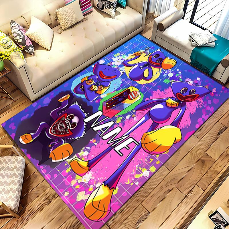 Custom personalization Poppy Playtime Area Rug - Perfect For Kitchen, Bathroom,Laundry Room Decor Large Size Available,Gift All Seasons
