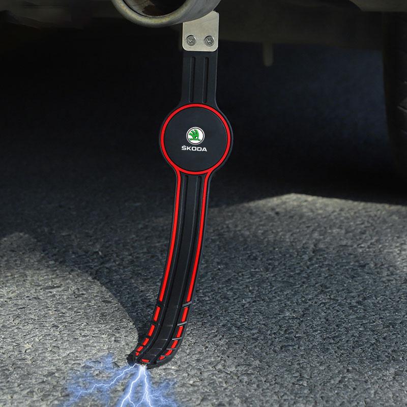 1Pcs Car Anti-static Belt Grounding Car Safety Driving Tools For Skoda Octavia Superb Rapid Kodiaq Karoq Fabia Kamiq Roomster Citigo
