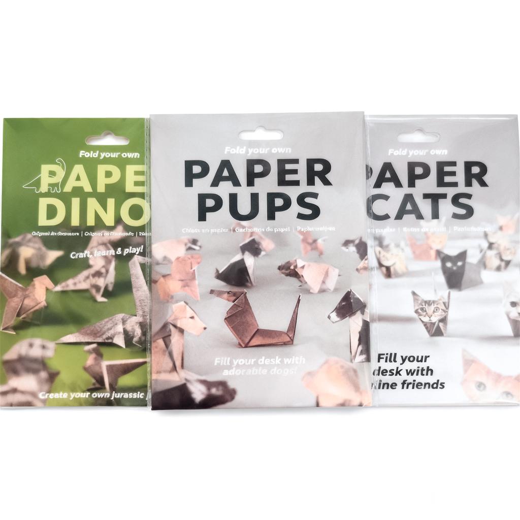 Yetişkinler ve Çocuklar İçin Kendin Yap Origami Kedi Kiti - Başlangıç Dostu Kağıt El Sanatları, Kedi Severler İçin Eğlenceli ve Rahatlatıcı Hediye