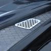 For 2004-18 Land Rover Defender 90 110 aluminum alloy car hood air outlet protective mesh cover sticker car exterior accessories