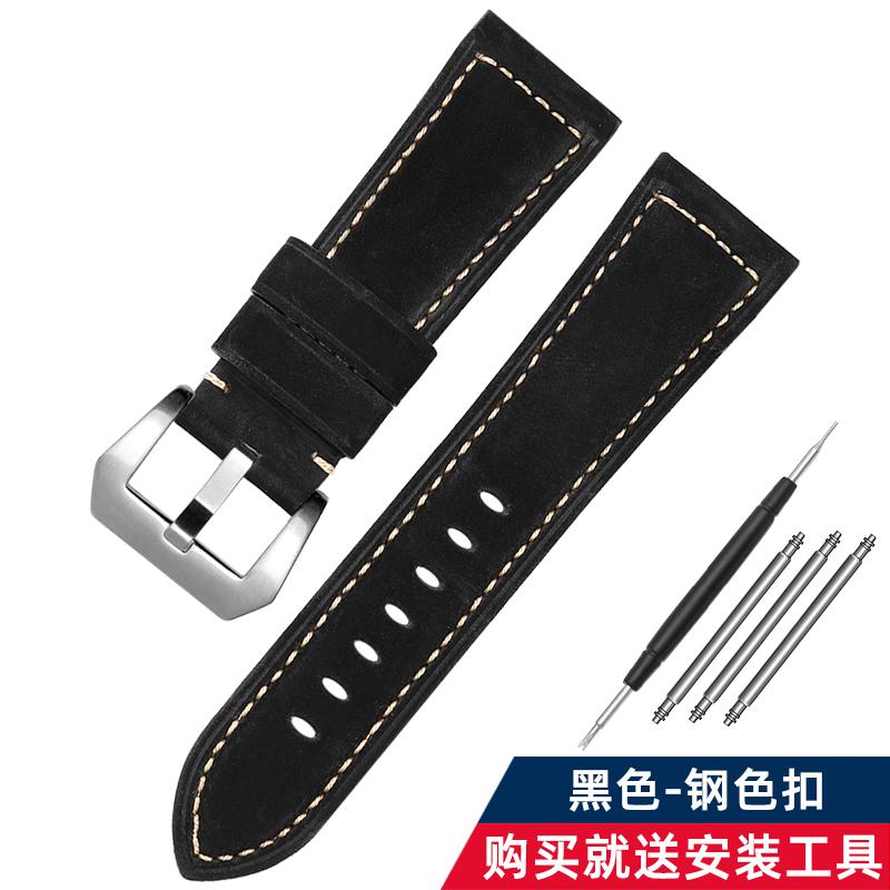 For Casio Swordfish EFV-540 303 EFB-670 MDV-106 MDV-107 Vintage Cowhid WatchBand MTP1303/1374/1375/VD01 Men's Leather Strap 22MM