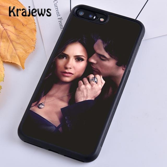 Krajews The Vampire Diaries blood damon Phone Case For IPhone 18 17 Air 16 15 14 plus 11 12 13 pro max coque Shell Fundas