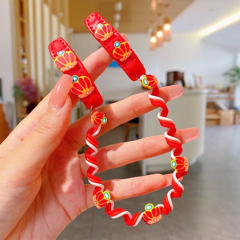 Mädchen süße bunte Kristall lange Spirale Stirnbänder Haarbänder Zopf Haar Ornament Haarband Kinder Mode Haar Zubehör