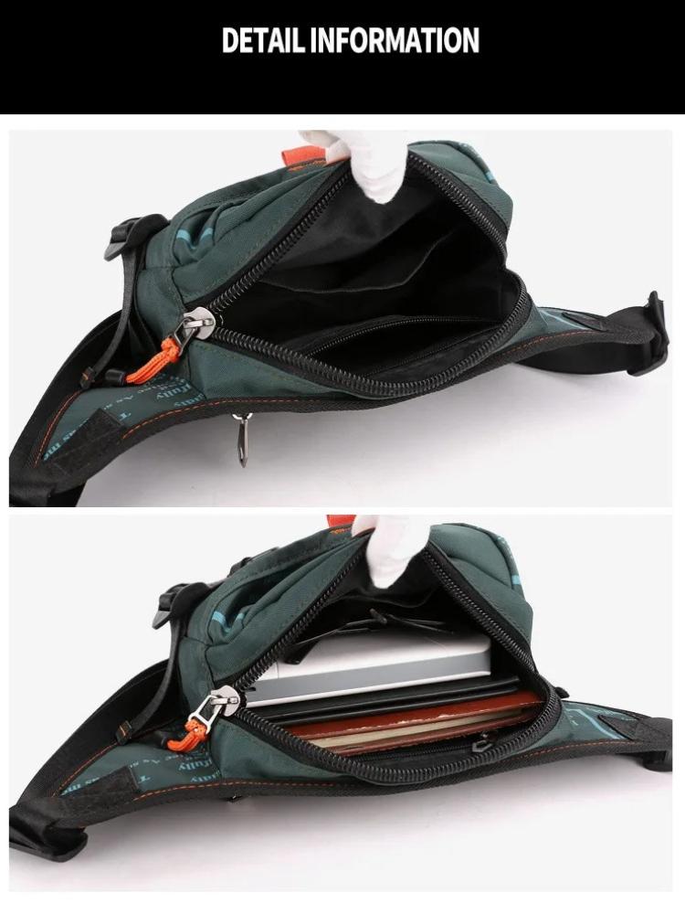 Travel Men's Multi-functional Handbag Waterproof Outdoor Sports Chest Bag Shoulder Bag Portable Waist Pack Crossbody