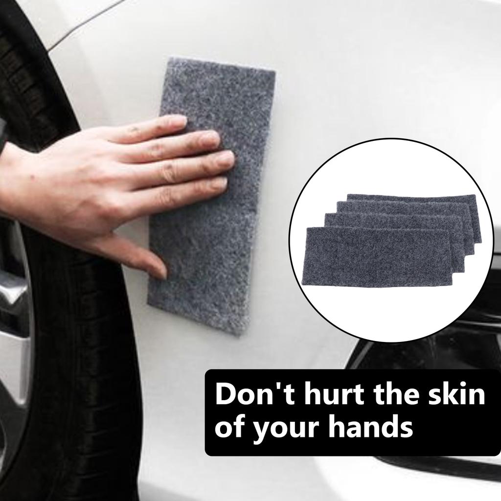 4Pcs Nanometre Sparkle Cloth for Car Scratches, Car Body Paint Polishing Cloth Scratch Repair Tool Scratch Removal