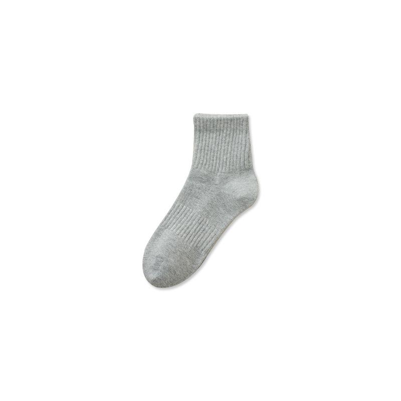 

Men s Socks, Spring and Autumn Sweat-absorbing and Antibacterial Sports Socks, Autumn and Winter Anti-pilling Mid-calf Socks 1 pair сірий