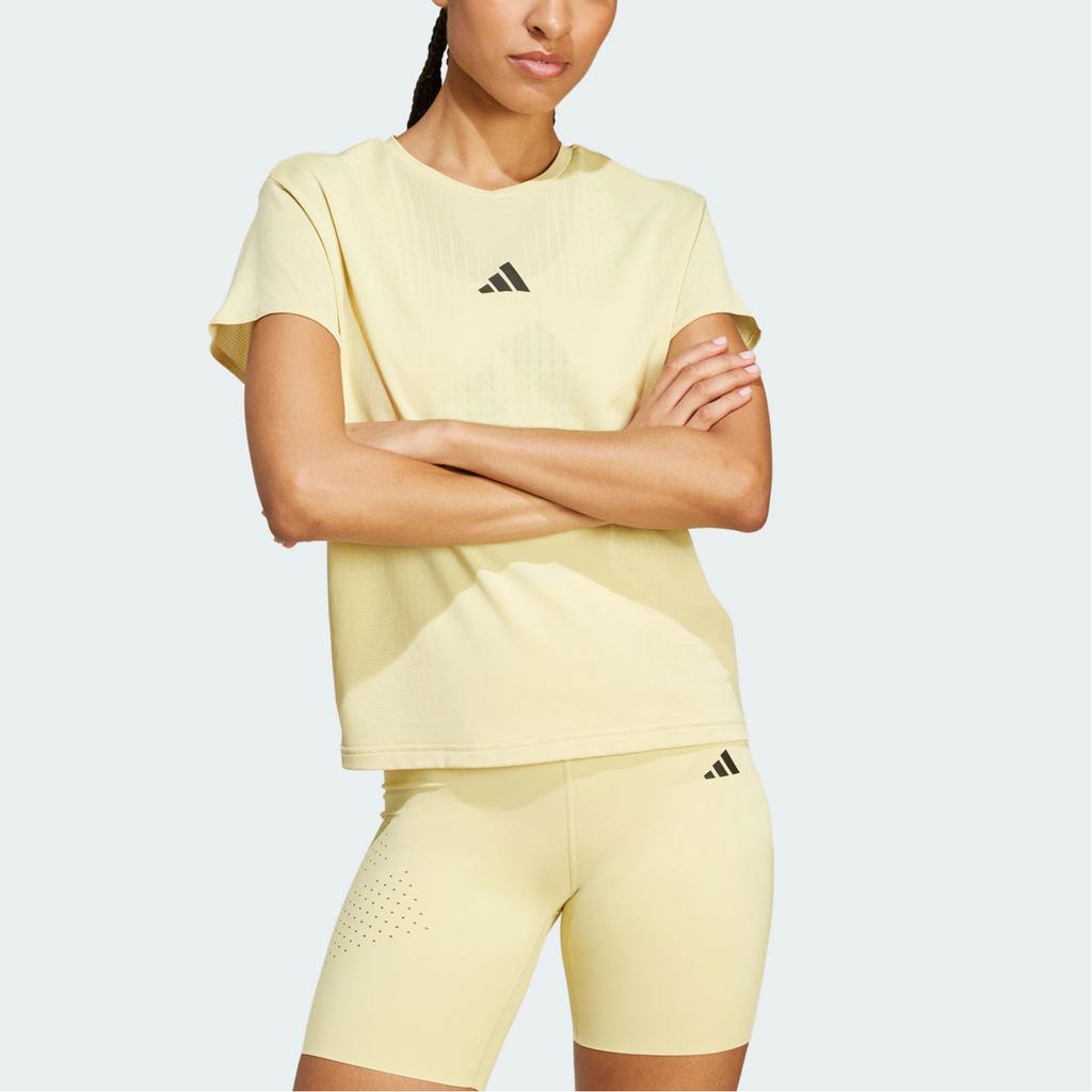 Adidas Airchill Climacool Performance Comfortable Soft Moisture-Wicking Cool-Dry Breathable Sports Fitness Short Sleeve T-Shirt Women Tops JX7430