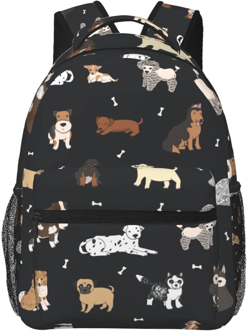 Puppy Honden Schattige Dieren Rugzak Schooltas Voor Studenten Tieners Mannen Vrouwen Laptop Rugzakken Reis Dagrugzak Met Meerdere P