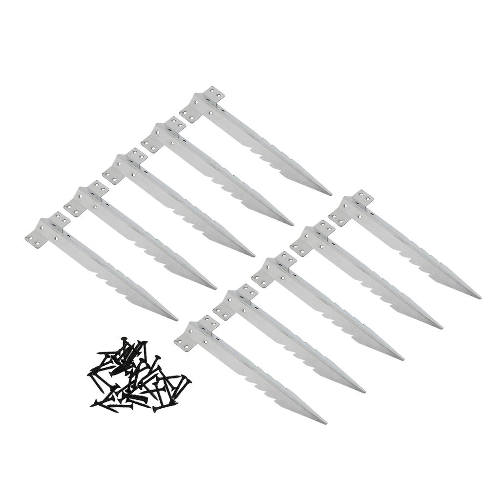 10/20pcs Railway Sleeper Brackets Metal Heavy-duty Sleeper Stakes Brackets For Garden Raised Beds & Pathway Accessories