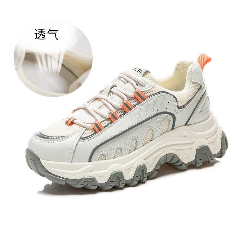 

Absorbent sole leather dad shoes women s 2025 spring new breathable sports shoes women s casual versatile ins women s shoes trend 40