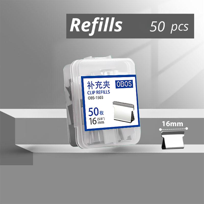 Mini Traceless Reusable Hand Clamp Push Stapler Paper Book File Office School Student Binder Binding Tools Supplies Accessories