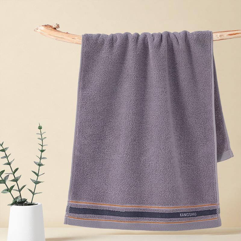 Gaoyang Dickes Reines Baumwoll-Weiches Wasserabsorbierendes Handtuch, Einfarbig, Erwachsenen-Waschlappen