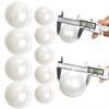 10pcs 5.5cm/8cm Faux Large Pearl Plastic White Ball Pendant Elegant Beaded Garland  Wedding Backdrop