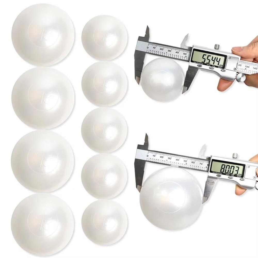 10pcs 5.5cm/8cm Faux Large Pearl Plastic White Ball Pendant Elegant Beaded Garland  Wedding Backdrop