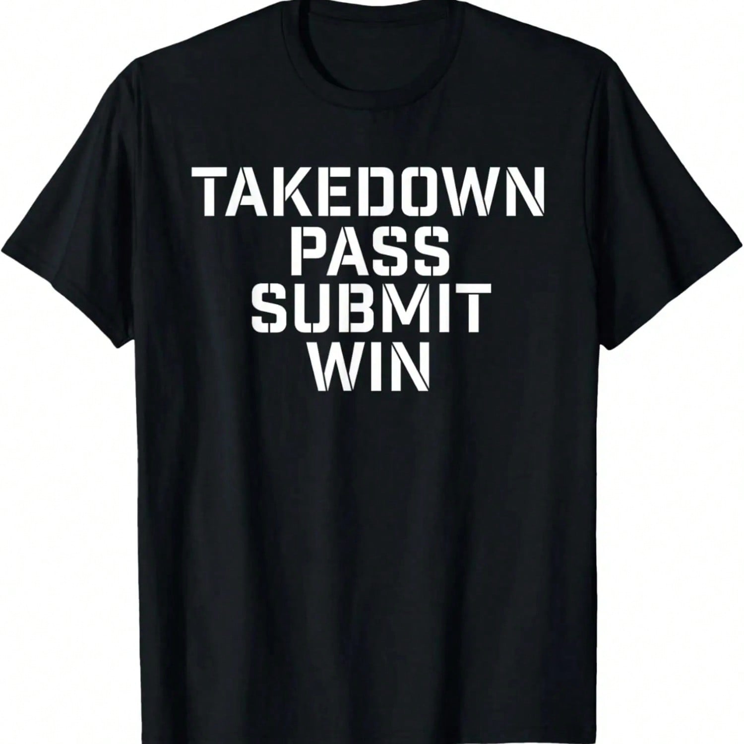 Takedown Pass Submit Win BJJ Shirts MMA T-Shirt S разноцветный