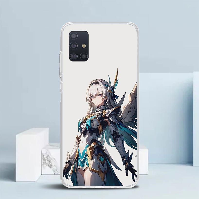 Honkai Star Rail Firefly Soft Cover for Samsung Galaxy A12 A22 A32 A52 A72 A02S Phone Case Note 20 Ultra 10 S10 Plus A51 A71 A50