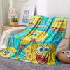 SpongeBob SquarePants3 Flannel Blanket, High Quality Comfortable for All Seasons, Home Decor, Warmth and Comfort