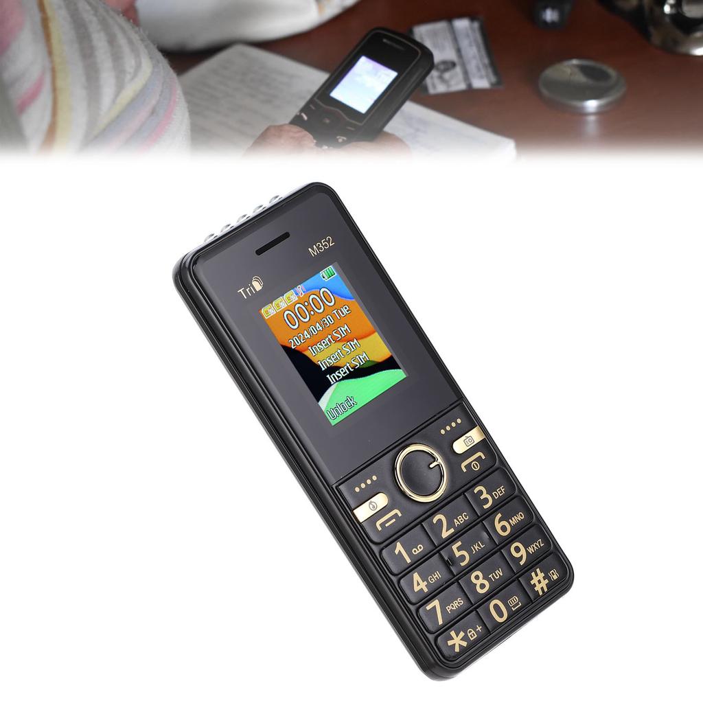 2G GSM Seniors Cell Phone 3 SIM Card 3600mAh   Battery Life Unlocked Button Phone for Elderly Gifts