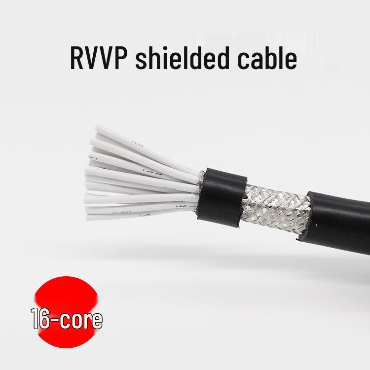 RVVP Shielded Pure Copper Signal Cable, 2-8 Core, 0.2-1.0mm²