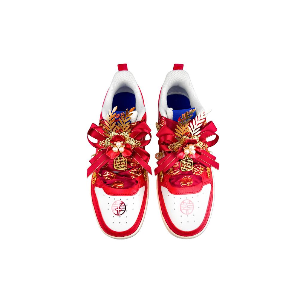 Nike Court Borough 2 Lightweight Breathable Low Top Skateboard Shoes Women's Red White BQ5448-103(Team1777-BOX)