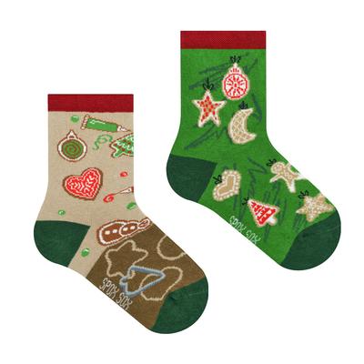 Christmas Gingerbread - Socks for Children 23-26