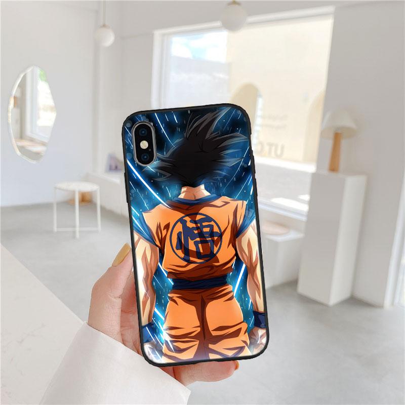 LO37 Dragon Ball Goku Soft Shell Phone Case for Redmi Note 10 11 12 Pro Max 10S 10C 10T 11A 11S 12S 12C
