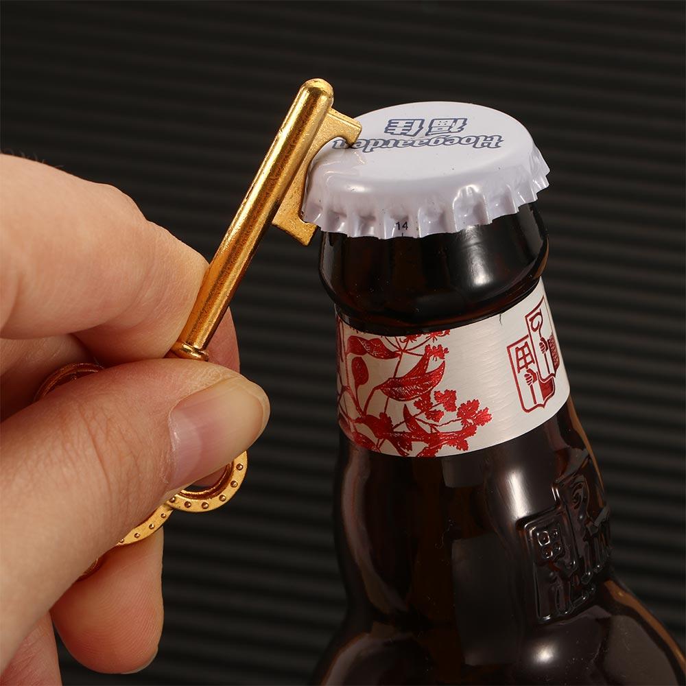Key Shaped Home Supplies Decorative Kitchen Gadget Beer Opener Skeleton Key Bottle Opener Keychain