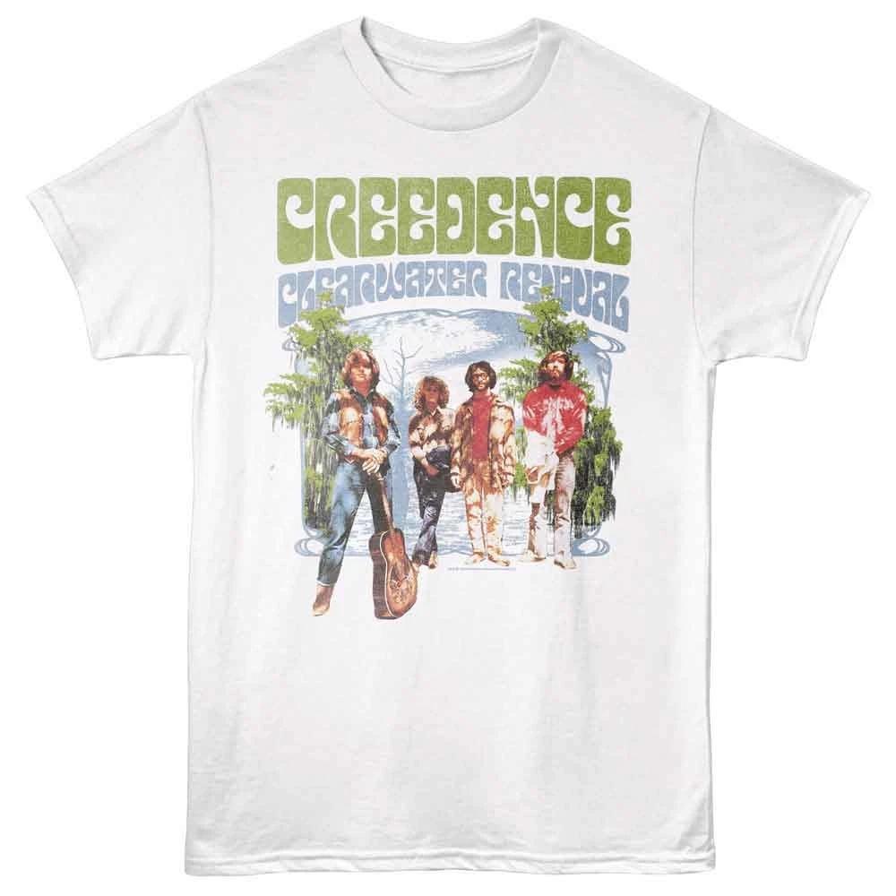 Creedence Clearwater Revival - Cool Water Flows -  Unisex Children s T-shirt - White 120