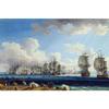 Vintage Oil Painting Poster The Battle of Trafalgar Painting Wall Art Prints Canvas Painting for Gallery Home Living Room Decor