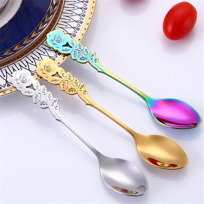 Utensile da dessert per posate per posate da tè e caffè in acciaio inossidabile