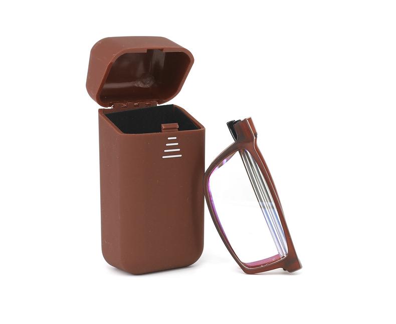 Foldable Anti Blue Light Reading Glasses With Case Portable Computer Glasses For Men Husband Gift