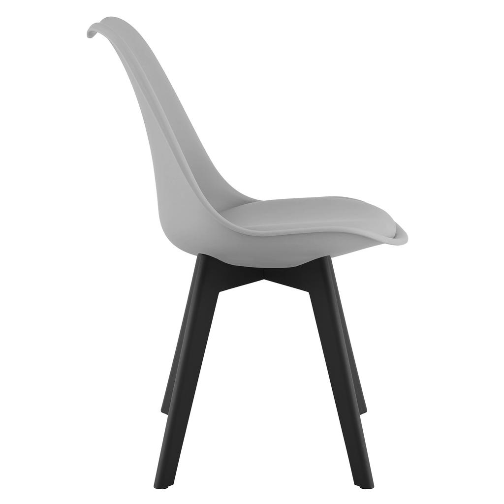MARK Chair - Gray / Black Legs X 2