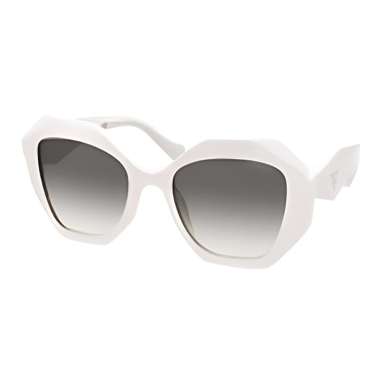 

Prada Geometric Shaped Irregular Sunglasses Women sunglasses White 0PR16WSF14213053 Box+Shopping Bag