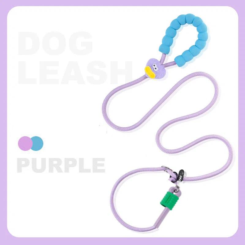 

180cm Dog Leash Soft Handle Escape Proof Pet Leashes For Small Medium Large Dogs NBR Foam Handle Dog Walking Leash Pet Supplies M 0.8cm