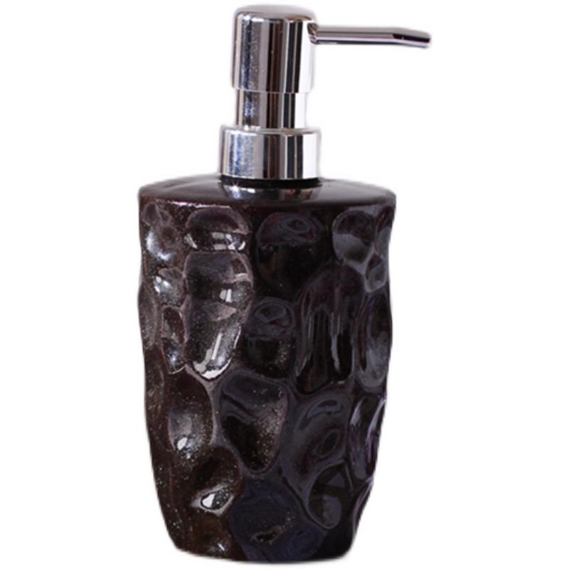 380ML soap dispenser ceramic hand sanitizer lotion sub bottled bath gel shampoo sand bottom press sub bottled  cup dispenser