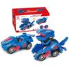 2 in 1 Deformation Car Toys Automatic Transform Robot Model Dinosaur With Light Music Early Educational Dino Toy For Boy Gift
