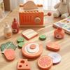 Interactive Wooden Play Kitchen Set for Kids: Role-Playing Cooking Toys with Pots, Pans, and Tableware
