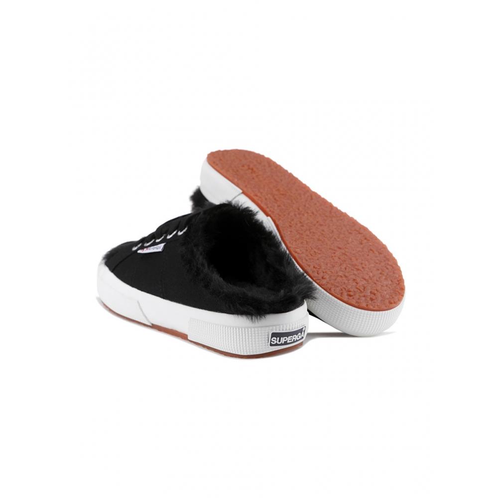Superga 2402 Fur Mule Coatu Black S00gzm0999