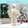 Standing Display Christmas Santa Claus Figurine Doll For Home Window Decoration