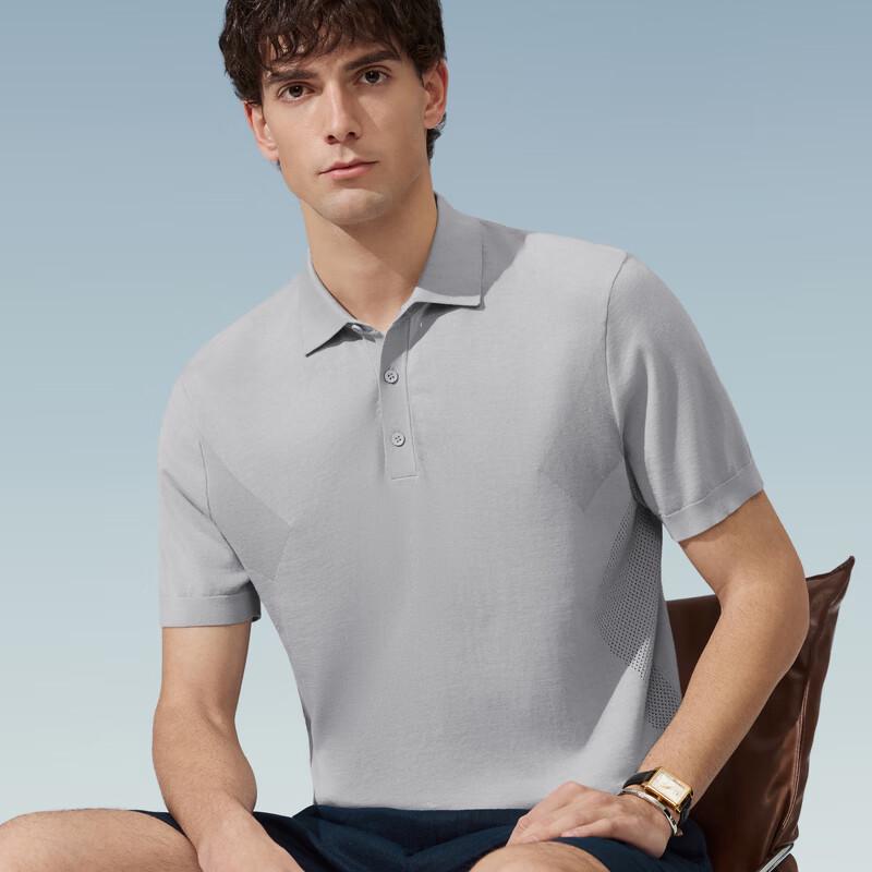 Judger Men s Linen Blend Breathable Business Casual Polo Shirt L