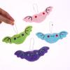 2 Stück Niedliche Stoffplüsch Fledermaus Schlüsselanhänger Halloween Mini Plüschpuppe Taschenanhänger Mehrfarbig Schlüsselzubehör Geschenk