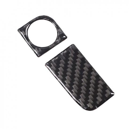 Carbon fiber Co-pilot Storage Box Handle Trim Sticker For Nissan Frontier 05-21