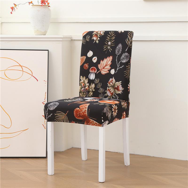 Chair Cover Elastic Chair Cover Printed Hotel Household Universal In All Seasons