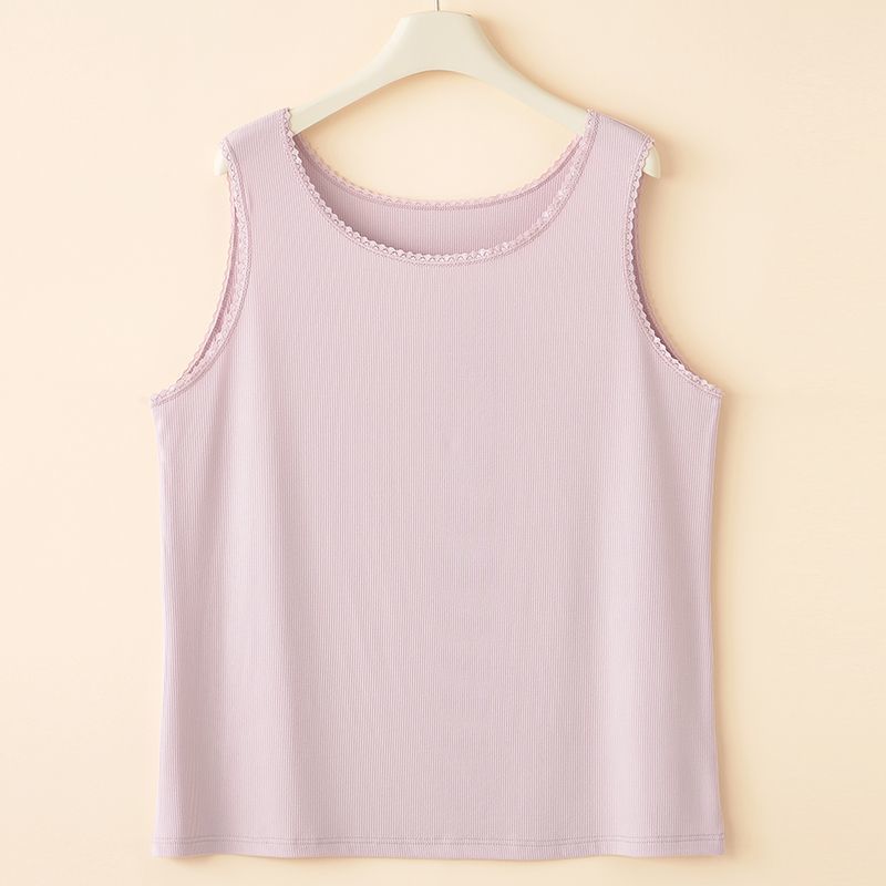 Women's Loose Modal Base Inner Vest Can Be Worn Outside Plus Size Sleeveless Sweatshirt Top