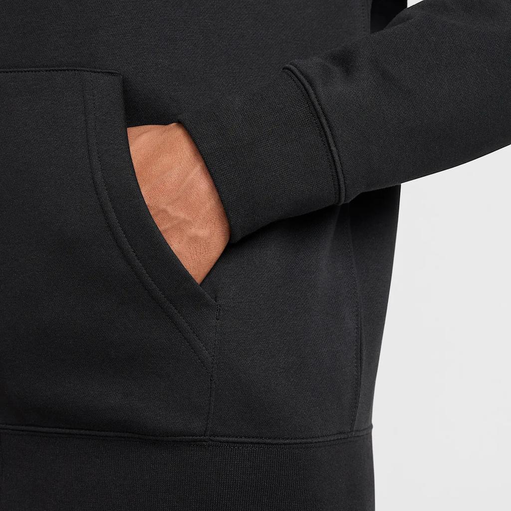 Nike Club Soft Skin Fashion Versatile Hoodie Men hoodies Black FN3861-010