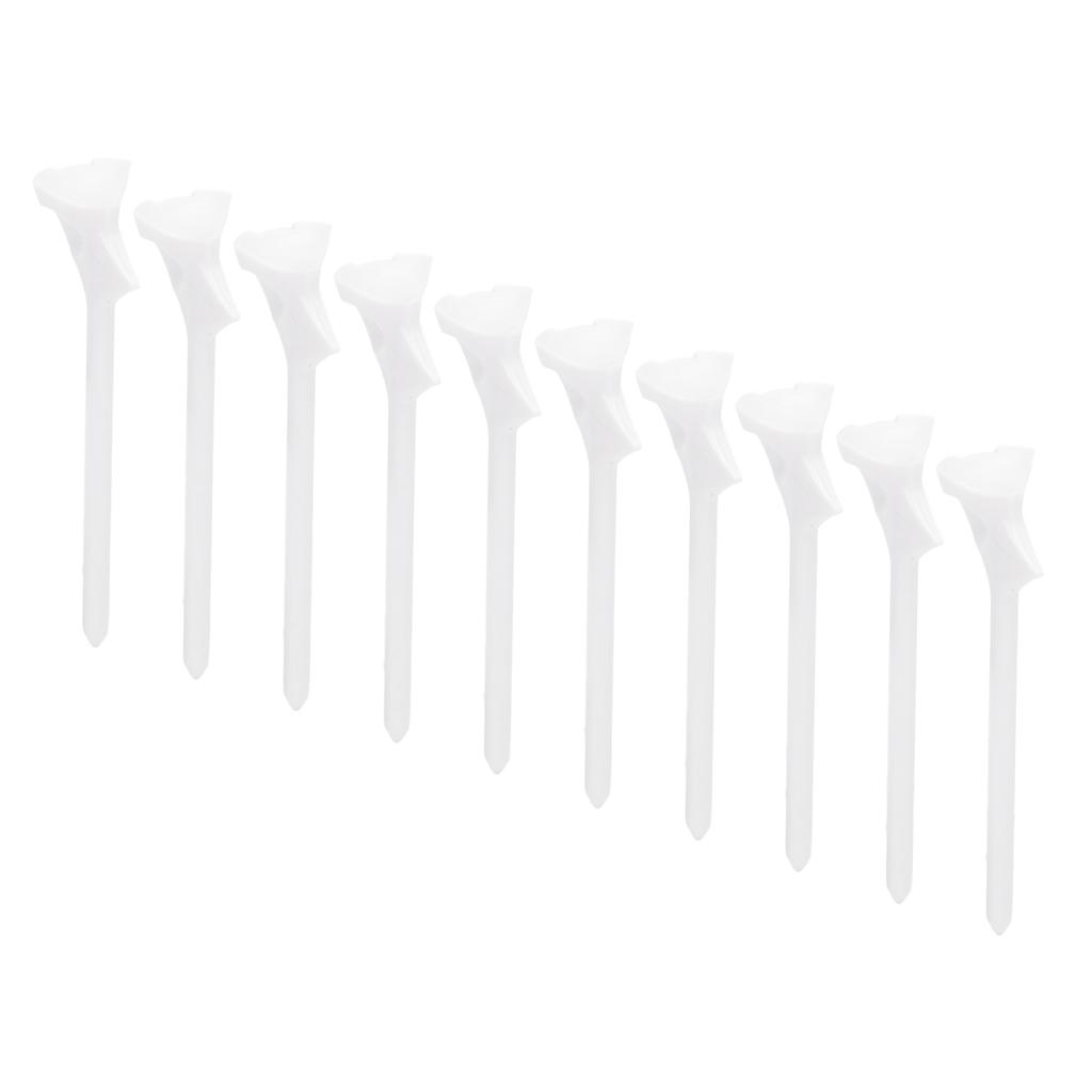 10 bucăți tricouri în vrac din plastic PC Suporturi pentru bile pentru unghii Suporti pentru prevenirea coliziunii Îmbunătățește precizia lovirii