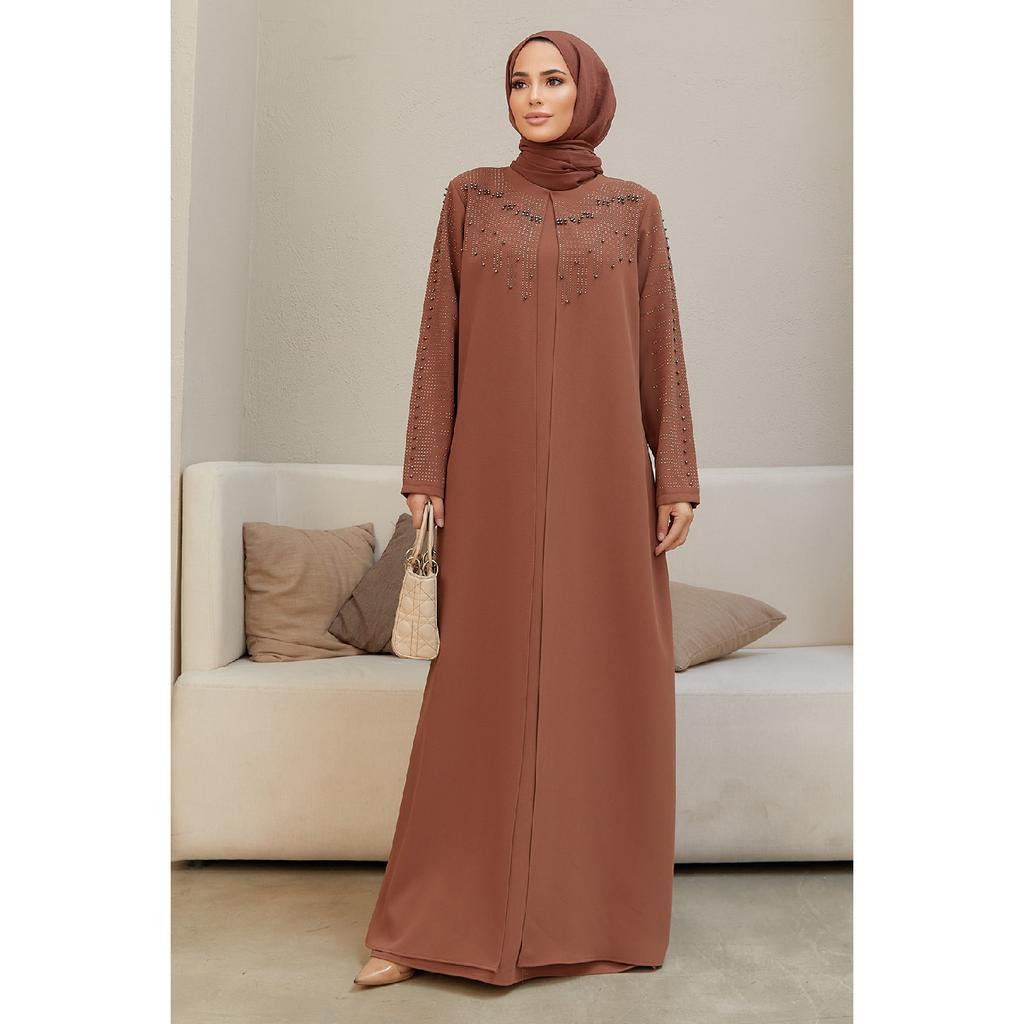 Serra-Abendkleid in großen Größen – Indigo