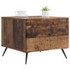 Coffee Table with Drawers Reclaimed Wood Look 49 X 50 X 40 Cm Engineered Wood