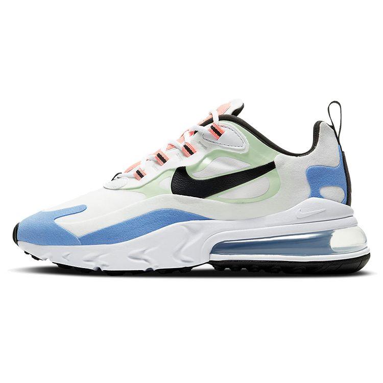 

Женские кроссовки Nike Air Max 270 React White Royal Pulse Синие Черные CU7833-100