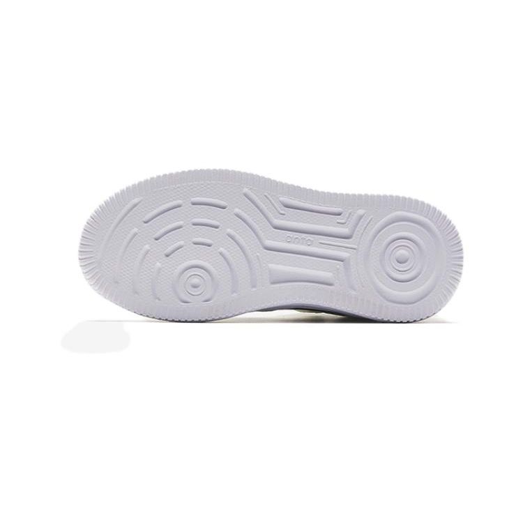 Anta Comfortable Versatile Non-Slip High-Top Kids Skate Shoes Kids Sneakers Black White A312339982-1